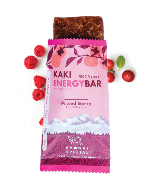 【送料無料】柿ベースエナジーバー // 12個セット Kaki Energy Bar 12 Bar Pack