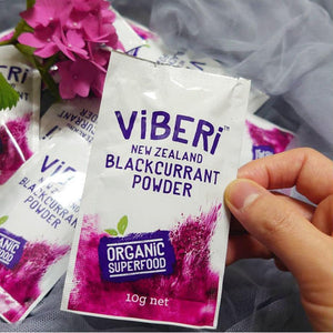 有機JAS カシスパウダー 50g -  ViBERi Organic Blackcurrant Powder(10g * 5 Sachets)