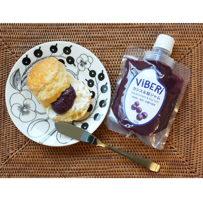 【送料無料】ViBERi カシス ＆ 糀 ジャム  80g