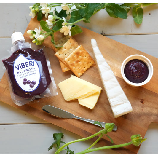 【送料無料】ViBERi カシス ＆ 糀 ジャム  160g