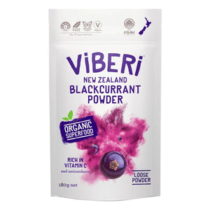 【送料無料】有機JAS カシスパウダー 180g - ViBERi Organic Blackcurrant Powder