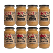 Load image into Gallery viewer, 【8個セット】ピックスピーナッツバター あらびきクランチ(380g) - PIC&#39;s Peanut Butter 380g - Crunchy
