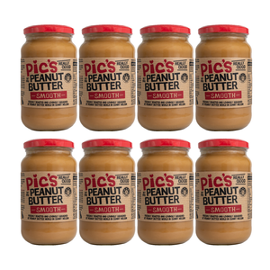 【8個セット】 ピックスピーナッツバター なめらかスムース(380g) - PIC's Peanut Butter 380g