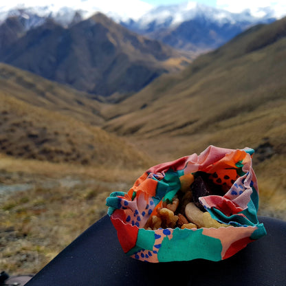 みつろうエコラップ Sサイズ2枚セット (オーガニックコットン100%生地) Small Twin Pack Honeywraps (17cm x 20cm)