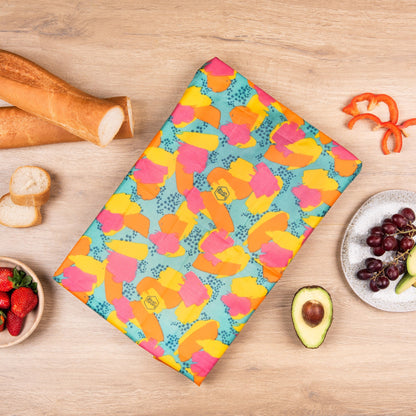 みつろうエコラップ 特大サイズ（オーガニックコットン100%生地）Supersize Honeywrap (44cm x 60cm)