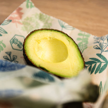 みつろうエコラップ Sサイズ2枚セット (オーガニックコットン100%生地) Small Twin Pack Honeywraps (17cm x 20cm)