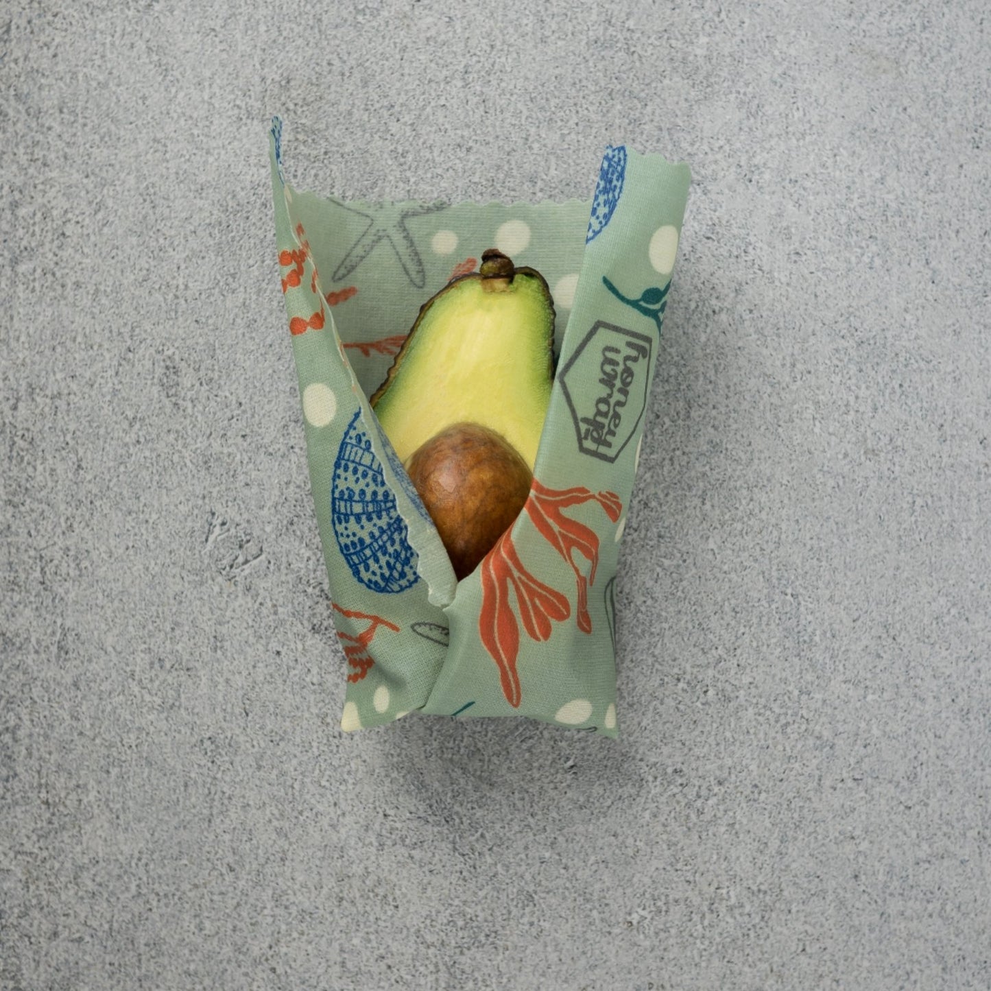 みつろうエコラップ Sサイズ2枚セット (オーガニックコットン100%生地) Small Twin Pack Honeywraps (17cm x 20cm)